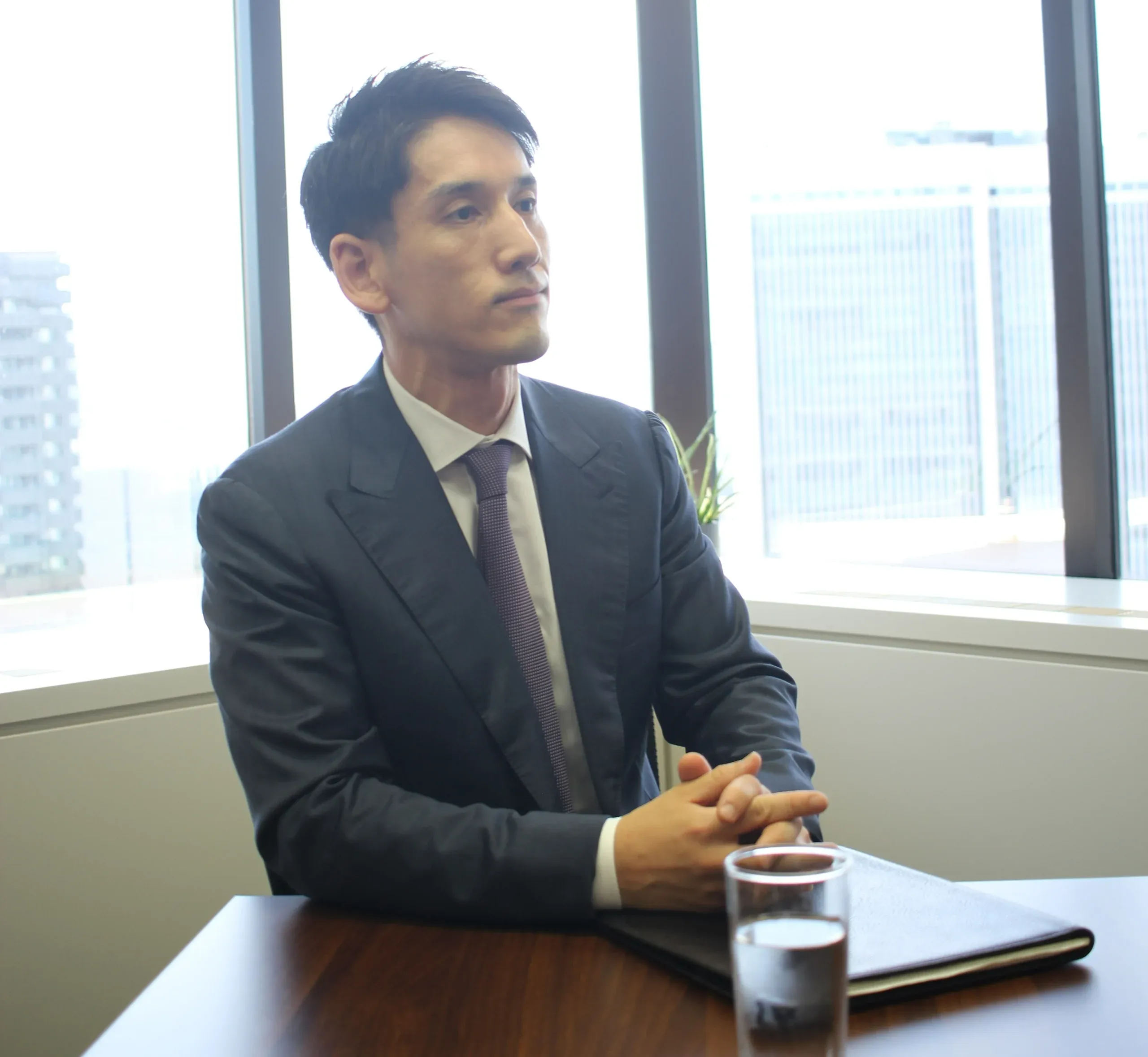 KEN氏のインタビュー風景