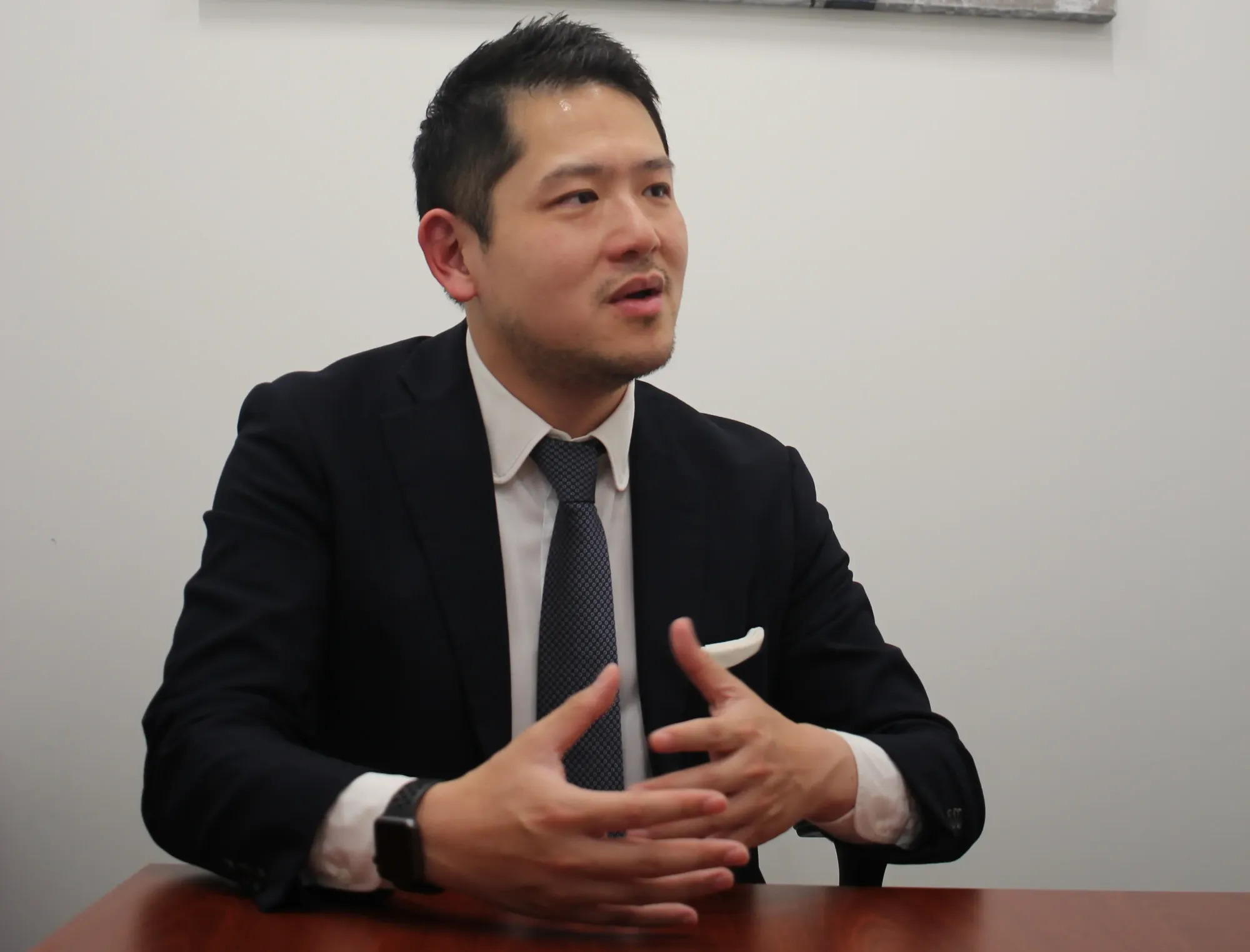 KEN氏のインタビュー風景