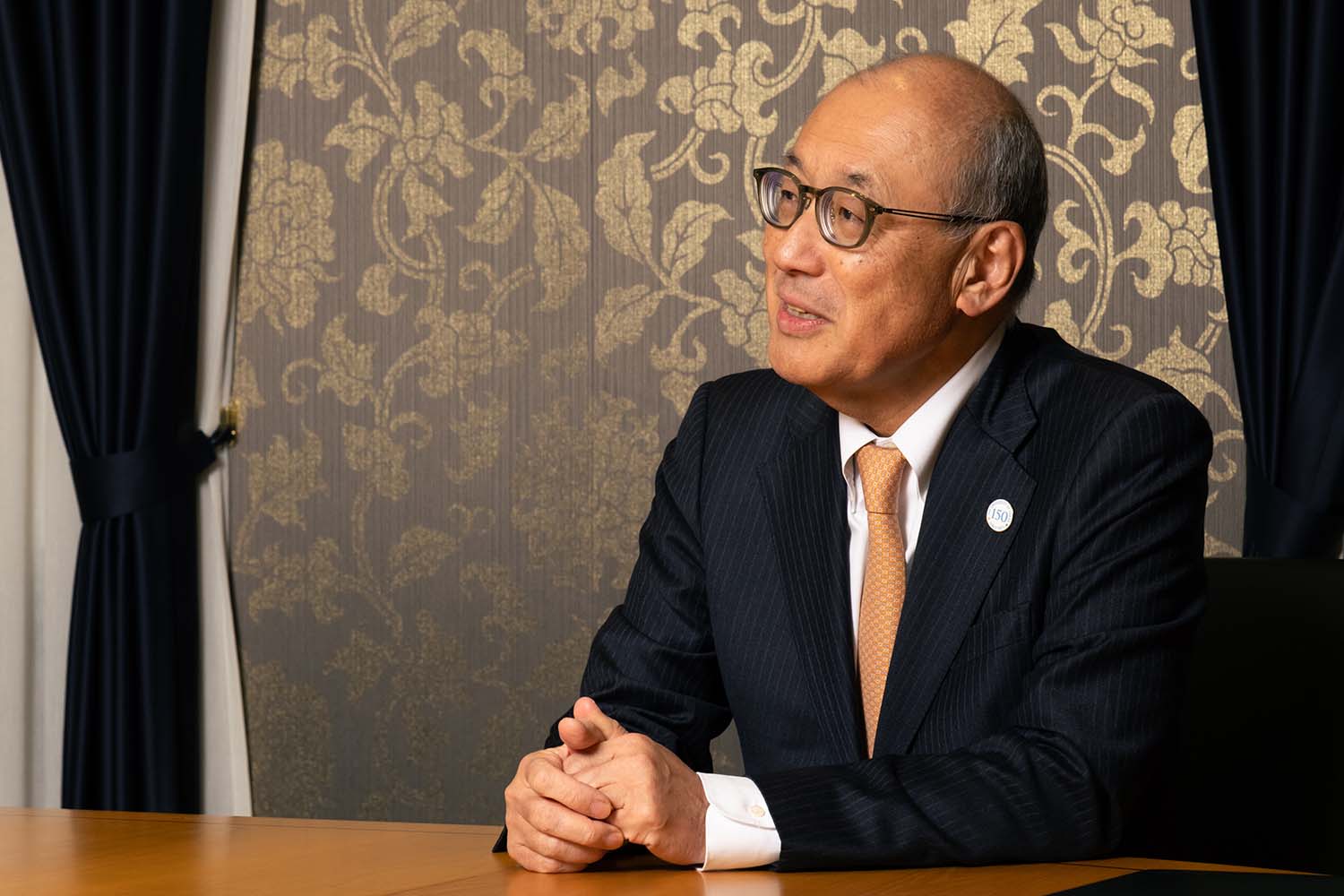 菅野CFOインタビュー風景