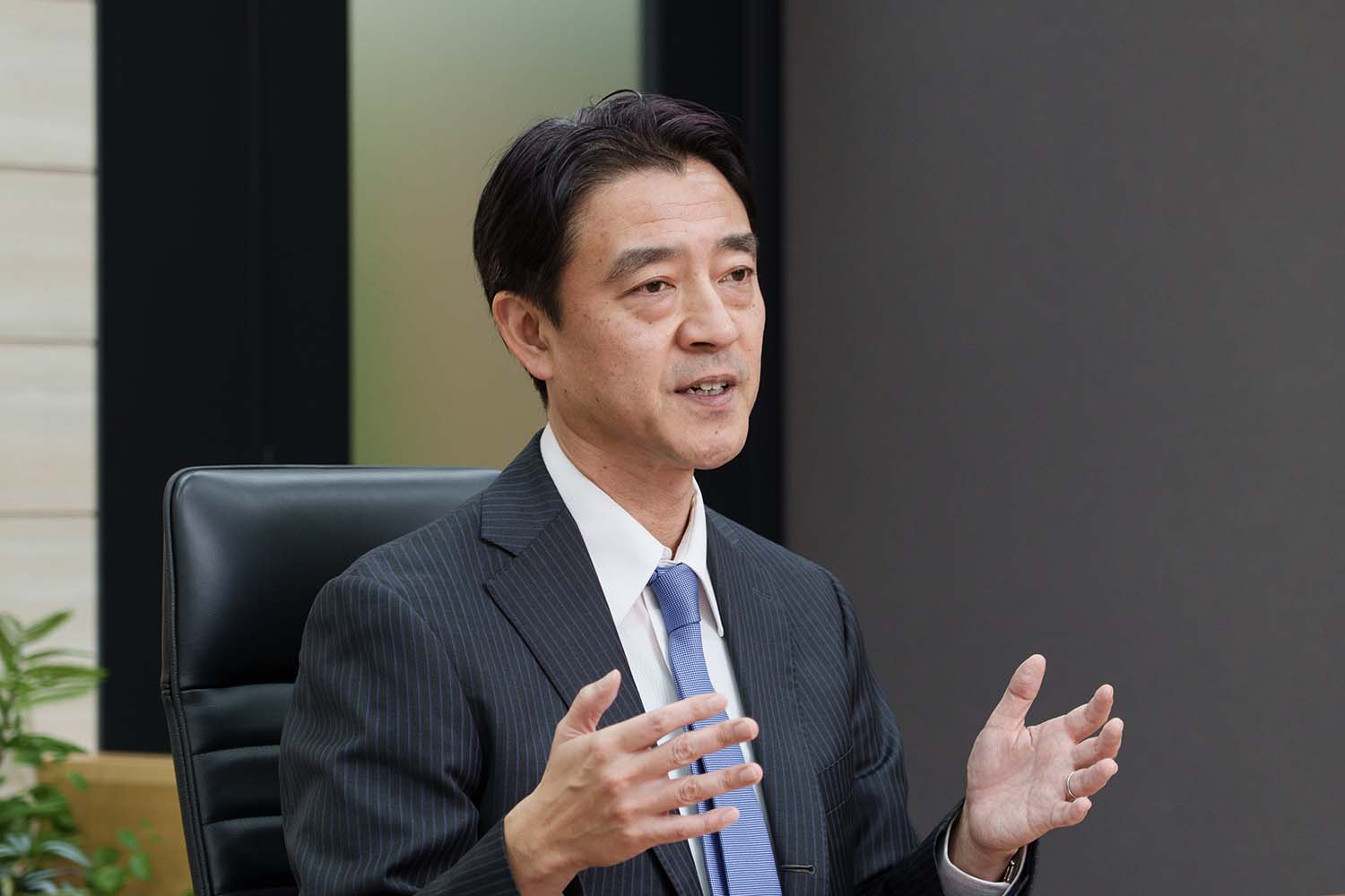 高田氏インタビュー風景